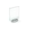 Azar Displays Two-Sided Revolving Acrylic Sign Holder Frame 5"W X 7"H, PK2 252941 - alternate 1